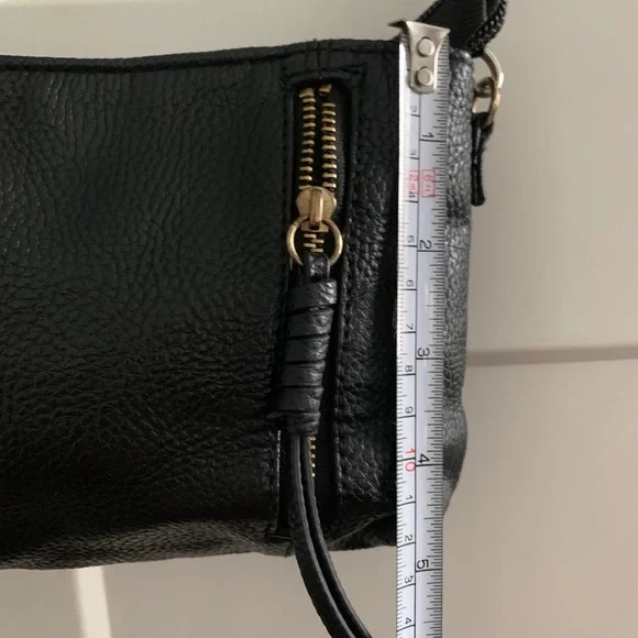 H&M Small Faux Leather Black Bag - Picture 2 of 12